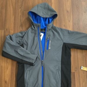 Free Country Kids Raincoat in Gray and Blue